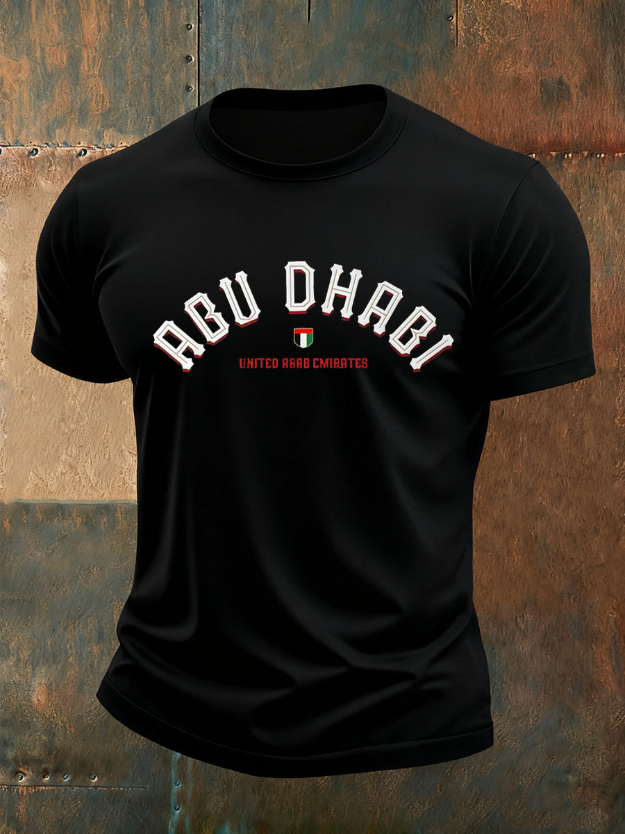 Men's Casual Loose-Fit Crew Neck Short Sleeve T-Shirt