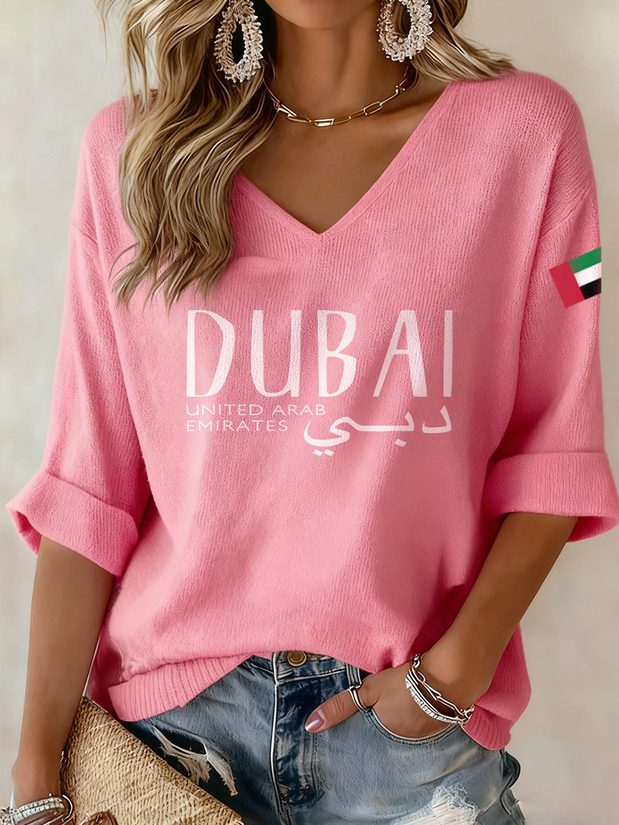 Women's UAE Art Print Comfortable T-Shirt