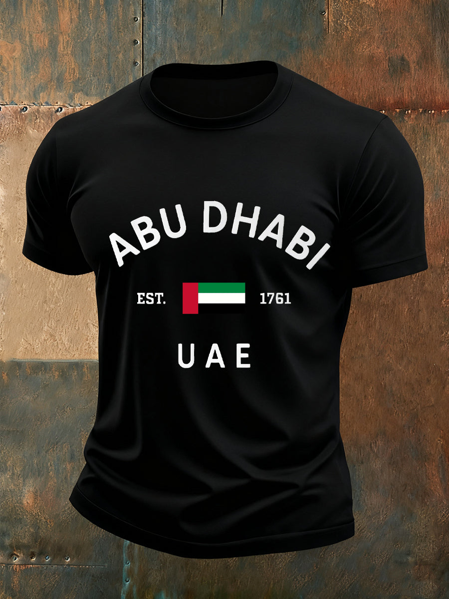 Men's Casual Loose-Fit Crew Neck Short Sleeve T-Shirt